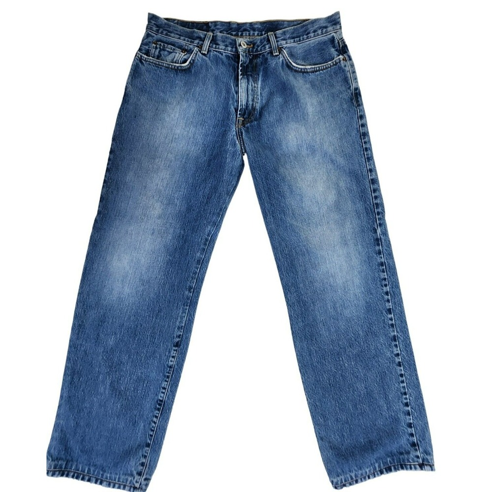 VTG Levi's 550 Relaxed Fit Jeans Men's 36x32* Blue Straight Leg‎ Baggy Denim Y2K